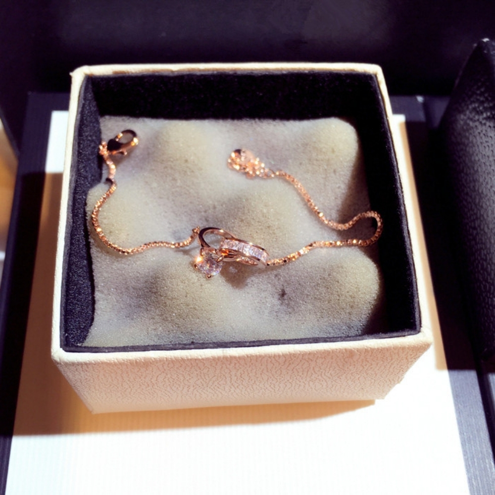 14k gold diamond ring bracelet - Picture 11 of 16
